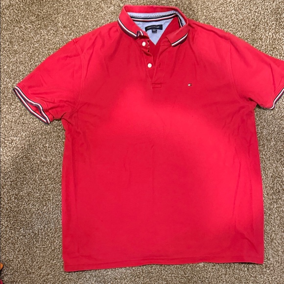 Tommy Hilfiger Other - Tommy Hilfiger Men's Vibrant Red Polo